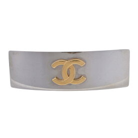 CHANEL 98P ココマーク バレッタ ヘアアクセサリー - シルバー シャネル 【中古】