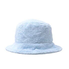 miu miu 5HC196 ロゴ パイル バケットハット S ライトブルー ミュウミュウ 【中古】