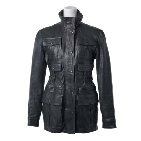 CHANEL 07A P31624V22480 スポーツ ラムレザー ジャケット 34 ブラック シャネル 【中古】