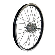 ★最大ポイント10倍★ 自転車用 リアホイール 20x1.50 後輪 黒 28H 内装3段 ローラーブレーキ仕様 ナット…