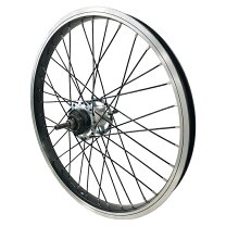楽天市場】自転車用 リアホイール 20x1.50 後輪 黒 36H 内装3段 