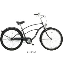 楽天市場】ビーチクルーザー 26インチ（カラーブラック）（スポーツ 
