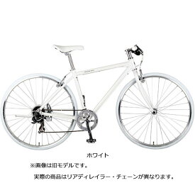 【送料無料】【東日本限定】あさひ WEEKEND BIKES（ウィークエンド バイクス）-L ホワイトカスタム クロスバイク 自転車