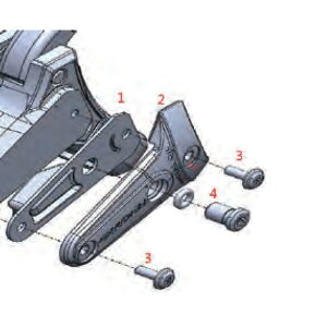 18`20ő1200~OFFN[|eNg HD1.1 Right Reservoir Cap Kit iCgU[o[LbvLbgj