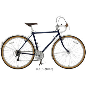 25日最大1800円OFFクーポンあり【送料無料】【地域限定商品】丸石 エンペラーツーリングコンダクター「E-TC540K」フレームサイズ:540mm 700C クロモリフレーム ランドナー 自転車 -24