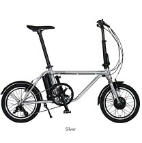 楽天市場】折りたたみ自転車 16インチ（カラーシルバー）の通販