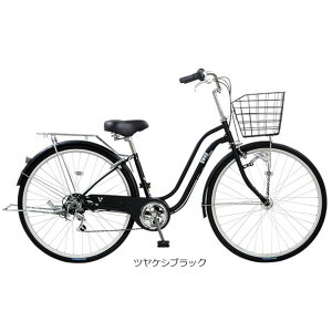 25日最大1200円OFFクーポンあり【送料無料】【地域限定商品】アサヒサイクル プロテクティアスウェル276「PSS76B」27インチ 6段変速 オートライト ノーパンク シティサイクル ママチャリ 自転車