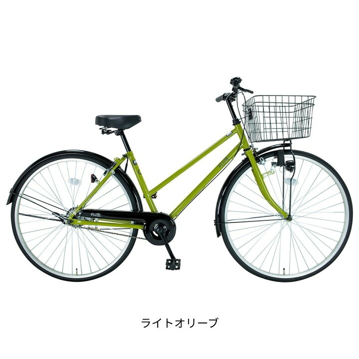 楽天市場】ママチャリ シティ 自転車 サイクルスポット フルート27 27 