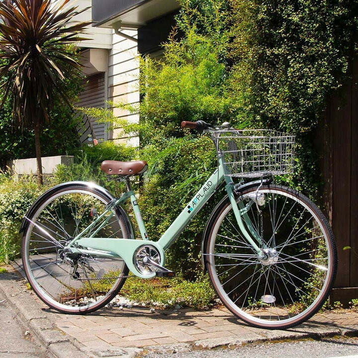 楽天市場】ママチャリ シティ 自転車 サイクルスポット アプロード 