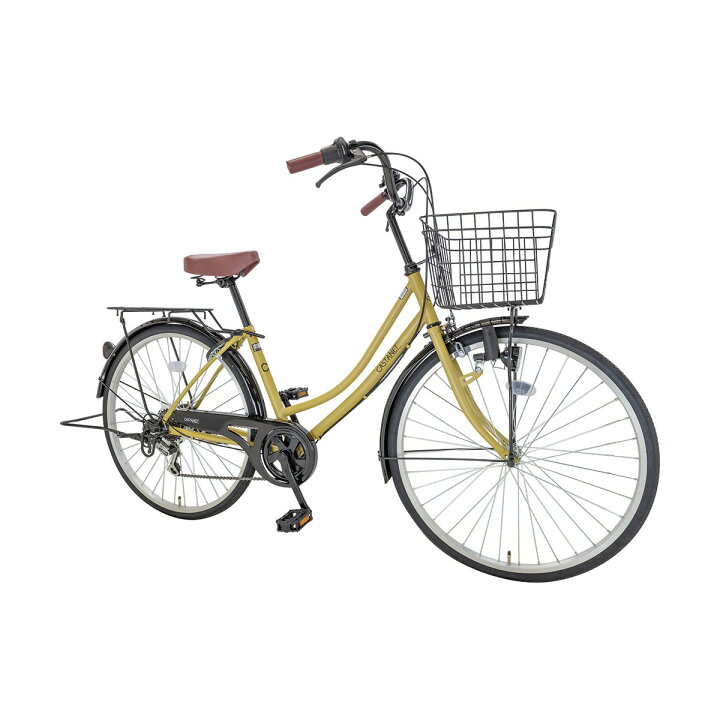 楽天市場】ママチャリ 自転車 サイクルスポット カスタネット266 26 