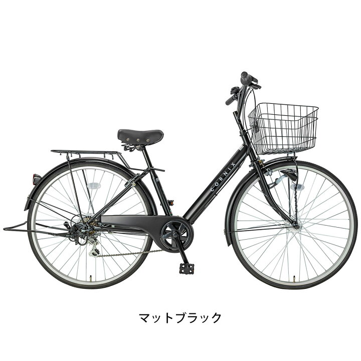 楽天市場】ママチャリ シティ 自転車 サイクルスポット コルニクス 27 