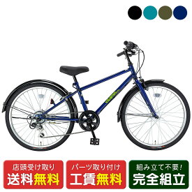 キッズ 子供用 自転車 サイクルスポット vitamin bike JR24 ビタミン バイク ジュニア24 24インチ 6段変速 [CS-246JR-HD-2]
