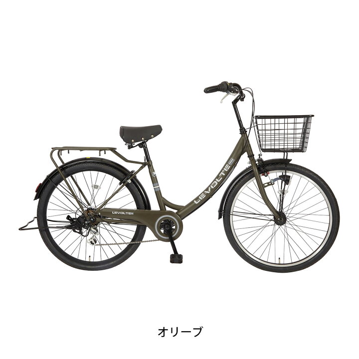 楽天市場】ママチャリ シティ 自転車 サイモト レボルテ 266HD 26 