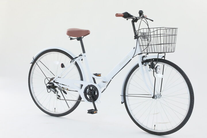 楽天市場】軽快車 折りたたみ式 自転車 suwit シマノ製 6段変速 26 