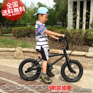子供用 自転車 街乗り BMX キッズ 送料無料 9割完成車 14インチ 2色バリエーション ピエグリーチェ pie-g…