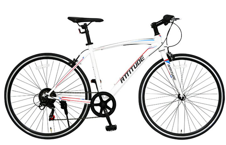 楽天市場】クロスバイク 完成品 自転車 完成車 組立 27インチ 700c  