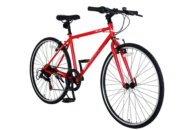 楽天市場】クロスバイク 完成品 自転車 完成車 組立 26インチ 本体 