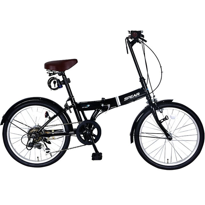 楽天市場】折りたたみ自転車 折り畳み自転車 20インチ カギ ライト 