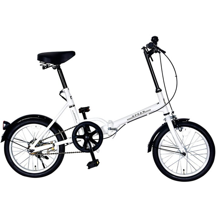 楽天市場】折りたたみ自転車 折畳み自転車 16インチ 軽量 SPEAR 