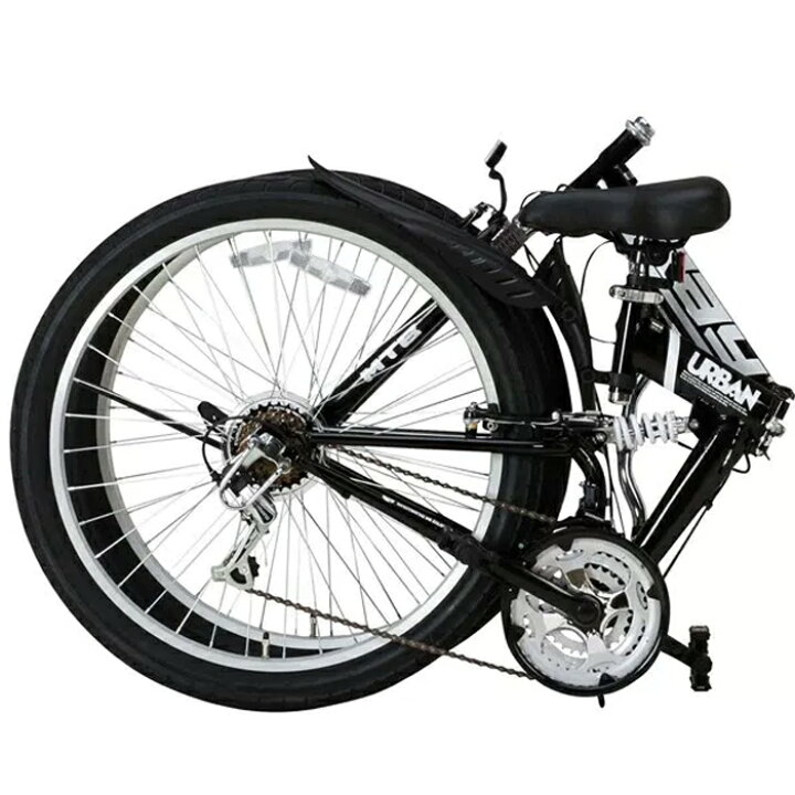 楽天市場】マウンテンバイク 26インチ 折りたたみ自転車 18段変速 