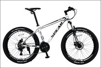 楽天市場】自転車 27インチ（カラーホワイト）（マウンテンバイク 