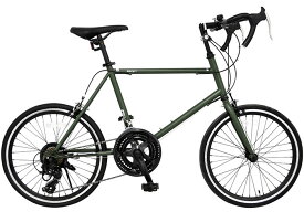 自転車 ミニベロ 完成品 完成車 組立 自転車 小径車 20インチ シマノ製 14段変速 SPEAR（スペア） SPMR-2014 マットブラック ホワイト マットグリーン 男性 女性 適用身長155cm以上