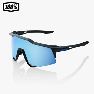 100% �����n���h���b�h SPEEDCRAFT �X�s�[�h�N���t�g Matte Black HiPER Blue Multilayer Mirror Lens �T���O���X
