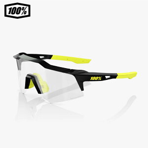 100% �����n���h���b�h SPEEDCRAFT XS Gloss Black Photochromic Lens �T���O���X