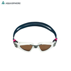 Aqua Sphere ANAXtBA Kayenne ΌY X[tBbg White/Grey/Brown Polarized Lens