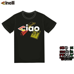 CINELLI `l T-SHIRTS CIAO ICONS BLACK `I ACR ubN TVc