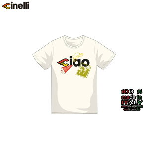 CINELLI `l T-SHIRTS CIAO ICONS WHITE `I ACR zCg TVc
