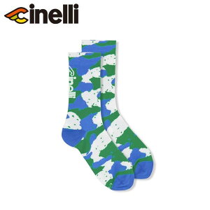Cinelli �`�l�� SOCKS GLOBAL CYCLING GREEN �\�b�N�X