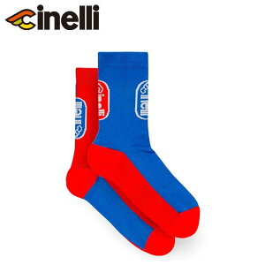 Cinelli �`�l�� SOCKS OVAL RED �\�b�N�X