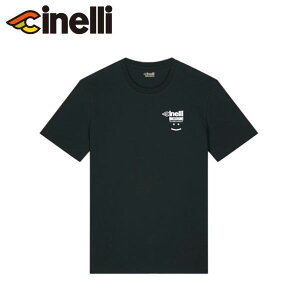 Cinelli �`�l�� T-SHIRT CINELLI VIGORELLI BLACK REG T�V���c