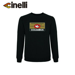 Cinelli/`l COLUMBUS TAG CREWNECK SWEATSHIRT