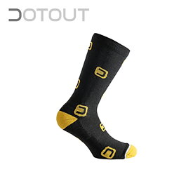 DOTOUT/ドットアウト Stripe Sock(FW) 20F fluo orange L-XL(39-42)
