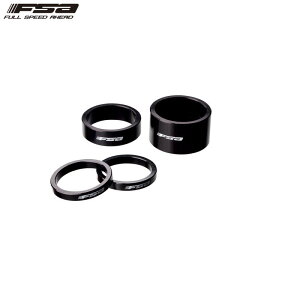 FSA GtGXG[ ALLOY SPACER 1-1/8 x3mm black wbhp[c