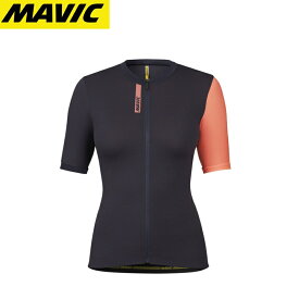 MAVIC マビック Womens ESSENTIAL JERSEY DEEP BLUE/CORAL ジャージ