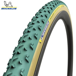 MICHELIN ~V POWER CX MUD TU GRN/BRN p[VNNX }bh `[u[ 700X33C VNNX^C