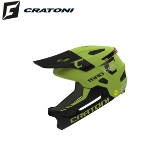 CRATONI Ng[j MAD CAT MIPS Lime-Black Matt S-M(49-56cm) LbYwbg