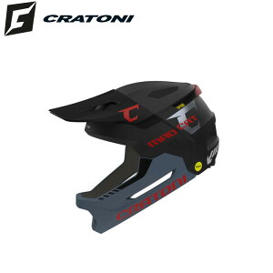 CRATONI Ng[j MAD CAT MIPS Gunmetal-Red Matt S-M(49-56cm) LbYwbg