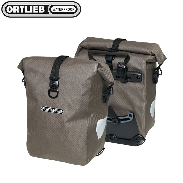 楽天市場】ORTLIEB オルトリーブ グラベルパック QL2.1(ペア) ダーク 
