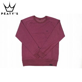 Peatys ピーティーズ Pub Wear Crew Jumper Plum