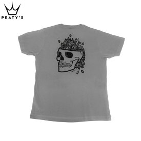 Peatys ピーティーズ Peatys Skull T-Shirt スカルTシャツ Sport Grey Tシャツ