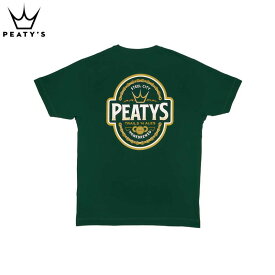 Peatys ピーティーズ Pub Wear T-Shirt Homebrew パブウェア・Tシャツ・ホームブリュー Bottle Green Tシャツ