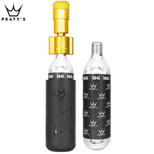 Peatys s[eB[Y Holeshot CO2 Tyre Inflator z[VbgECO2E^CCt[^[ Gold 25g Ct[^[