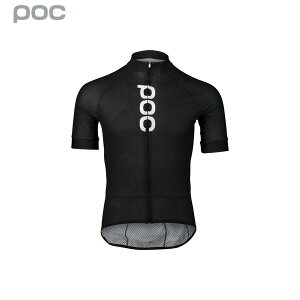 POC/|bN M's Essential Road Logo Jersey GbZV[hSW[W Uranium Black