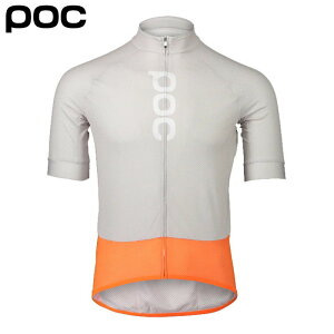 POC |bN GbZV[hSW[W Essential Road Logo Jersey Granite Grey/Zink Orange W[W