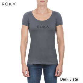ROKA ロカ Womens Pro Team T-Shirt Dark Slate コットンTシャツ
