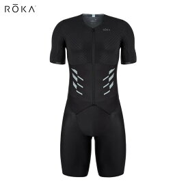 ROKA ロカ Elite Aero II SS Tri Suit Black メンズ・ジェネレーションII・エリート・エアロ ショートスリーブ・トライスーツ